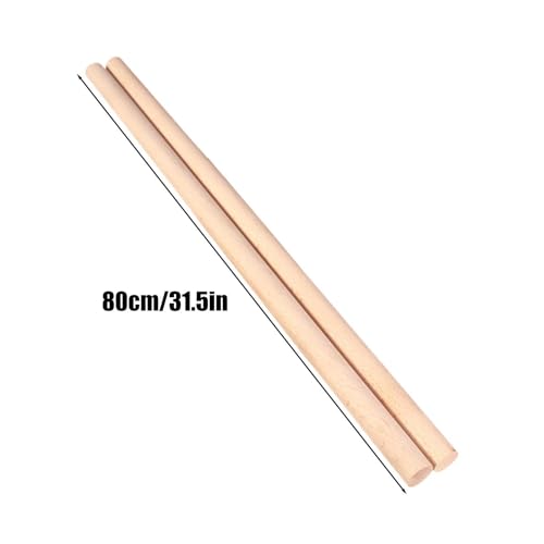 Yoga Stick for Exercise 2 Pieces Workout Stick - color: 80cm