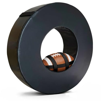 Football Training Tackle Wheel – Rolling Tackling Ring with Reinforced Handle – Durable Agility Equipment for Youth Skill Development & Field Drills