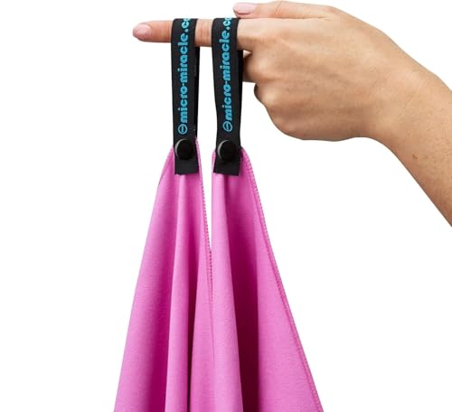 2-Pack Microfiber Towel - XXL Travel Quick Dry and Extra Soft Microfiber Towels, Lightweight and Compact for Gym, Swim Practice, Travel, Backpacking, Camping, RV, Beach, Camping - color: Pink