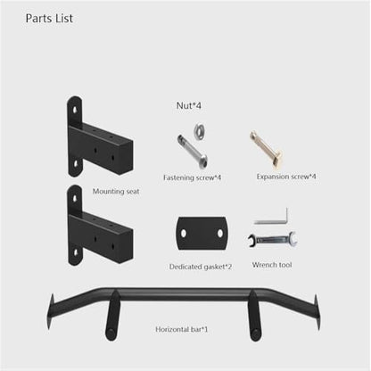 Door Pull-Up Chin-Up Bar, Multifunctional Portable Dip Bar, Heavy Duty Fitness Equipment, Home Gym Trainer