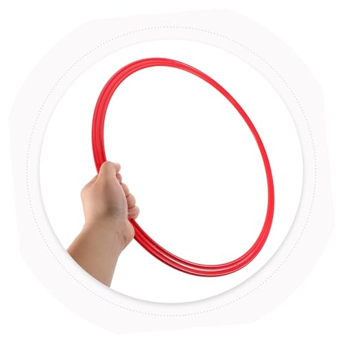 Kisangel 4pcs Soccer Training Rings Plastic Speed Agility Training Equipment for Enhanced Coordination for Boys and Girls and Adults for Outdoor Sports