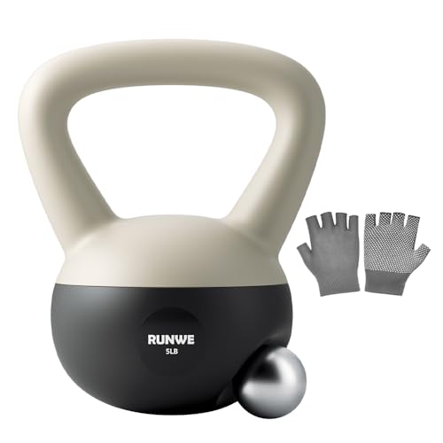 Soft Kettlebell - Sand Filled Kettlebell Cushioned Impact-Resistant Base Options for 25, 20, 15, 10 and 5 LB, Safety Guaranteed Ideal for Men, Women, & Beginners