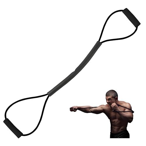 𝐇𝐀𝐍𝐒𝐘𝐃𝐎𝐍𝐍𝐘 Boxing Resistance Bands for Explosive Strength and Speed Training - Enhance Your Boxing Skills Anywhere, Anytime - color: Black (35LB)