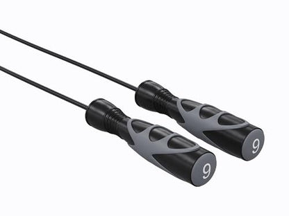 Power Systems Elite Jump Rope - Premium Vinyl & Radial Ball for Max Rotation - size: 9'