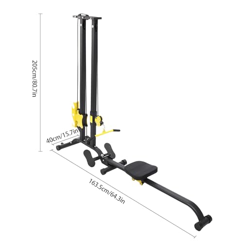 Power Tower Pull Up Bar Station Multi-Function Adjustable Height Foldable Dip Station with Adjustable Height Multi-Function Power Rack for Home, Small Gyms, Companies