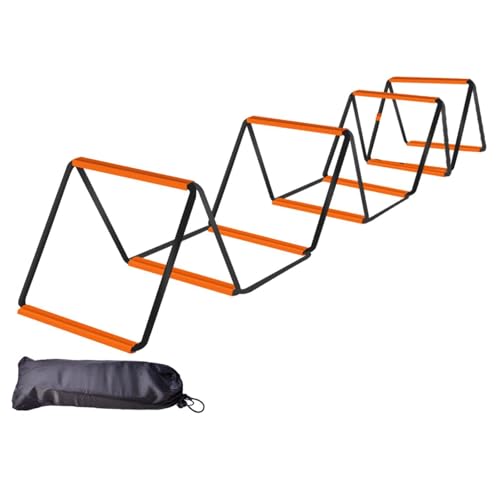 Agility Ladder Soccer Speed Ladder Multifunction Flexible Agility Training Equipment Football Footwork Ladder for Home Gym - size: 10 Grids With Bag