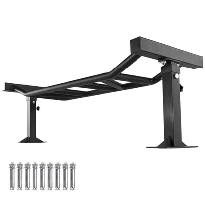 47 Inch Heavy Duty Multi-Grip Chin Up Bar Adjustable Height&Supports To 600 Lbs Upper Body Fitness Workout Bar for Home Gym Workout Strength Training Equipment