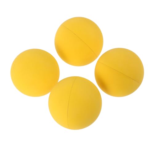 KOMBIUDA 4 Pack High Elastic Rebound Training Balls 2.16 Inch Mini for Speed Agility Practice Indoor Outdoor Sports