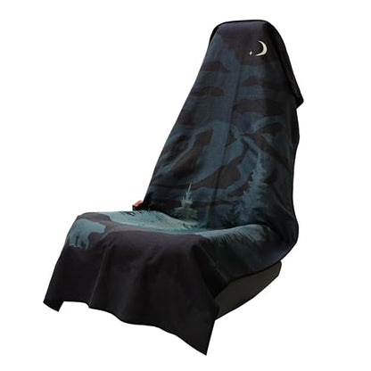 Sprints Athletic Running Towel, Full-Sized, Car Seat Cover - Performance Microfiber (Nightfall Grizzly) - color: Nightfall Grizzly