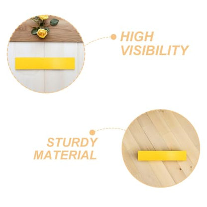 KESYOO 12pcs Tennis Court Floor Markers Agility Training Spots Non-Slip Yellow Flat Discs for Soccer Volleyball Practice Sports Drill Accessories