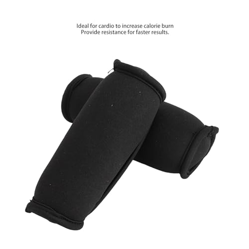 1LB Pair Soft Dumbbells with Hand Strap, Sand Filled Neoprene Hand Weights for Women and Men Walking, Jogging, Cardio, Aerobics and Home Workout