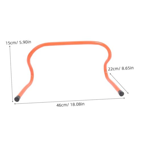 Toddmomy 4pcs Plastic Agility Hurdles 15cm for Football Speed and Running Training Youth Sports Equipment for Soccer Agility Drills