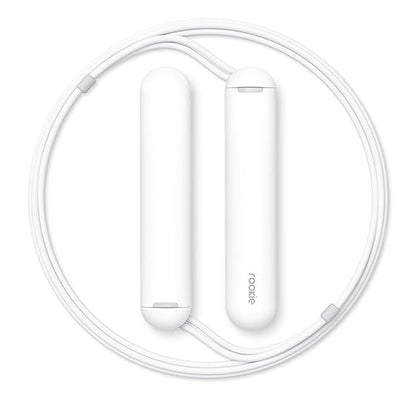 Smart Rope Rookie – Smart Jump Rope with Counter & App, Bluetooth Fitness Tracker, Adjustable Jump Rope for Weight Loss, Cardio, HIIT & Home Workouts - color: Black
