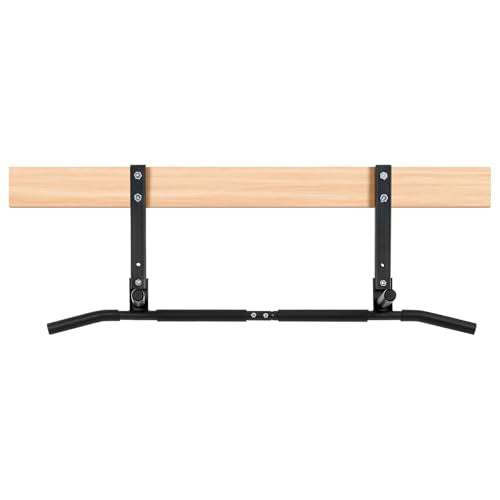 VEVOR Joist Mount Pull Up Bar, Ceiling Mounted Chin Up Bar for Home Gym, Multi-Grip Pull Ups, 42 in Width Multifunctional Training Station, Heavy Duty Steel Upper Body Workout Bars, 440 lbs Capacity