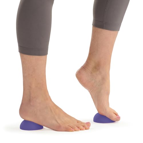 OPTP Half Balls (Pair) - No-Roll Half Ball Set for Stretching and Massage, Plantar Fasciitis Relief, and Muscle Tension in the Back, Legs, Feet and Body