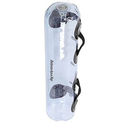 PVC Folding Yoga Weight Bearing Water Bag, Adjustable Aquabag for Fitness Training, Strength Muscle Workout with Calibration Marks, Soft Nylon Handle for Comfortable Grip, Portable