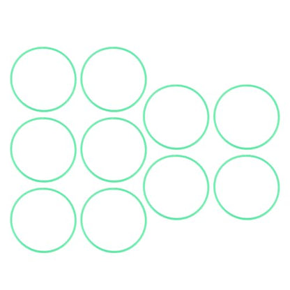 10 Pcs Agility Speed Rings 13.78in Balance Coordination Training Hoops for Kids - Safe, Creative, and Engaging Sensory Exercise Tool