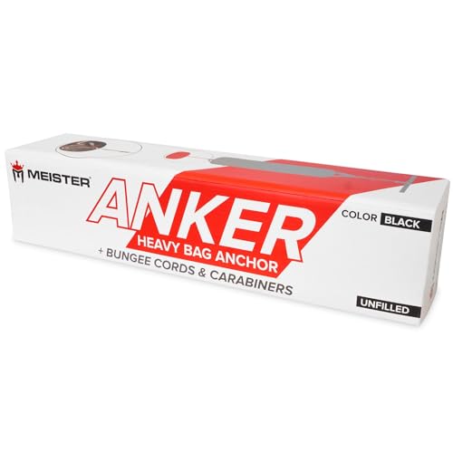 Meister Anker Double-End Boxing Heavy Bag Floor Anchor - style: ANKER w/ 10" & 24" Bungees
