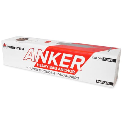 Meister Anker Double-End Boxing Heavy Bag Floor Anchor - style: ANKER w/ 10" & 24" Bungees