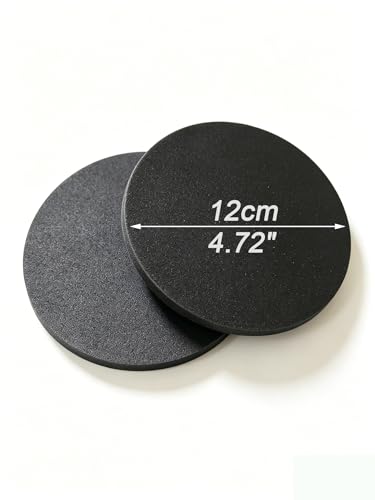 Kettlebell Mat, Self-Adhesive Non-Slip Bottom Mats, Noise Reduction Anti-Scratch Floor Protector Pads for Home Gym Fitness Weight Lifting (Large: 4.72 inch (12cm) Diameter) - size: Large: 4.72 inch (12cm) diameter