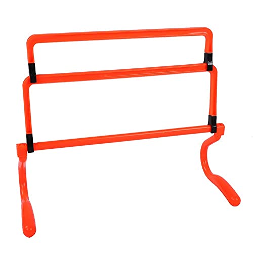 Zerone 5Pcs Speed Hurdles Football Soccer Training Adjustable Hurdles Speed Training Equipment