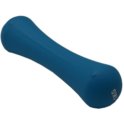 2x Weights Dumbbells Set Women - Born Shaped Neoprene Hand Weights for Women and Men - Ideal for Home Gym Fitness Weight Training Pilates 0.75kg+0.75kg 3.3 Pound Dumbbell Pairs s24a - color: Blue