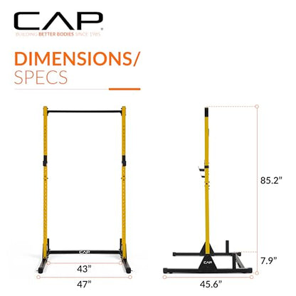 CAP Barbell Power Racks and Attachments - style: FM-905Q Yellow