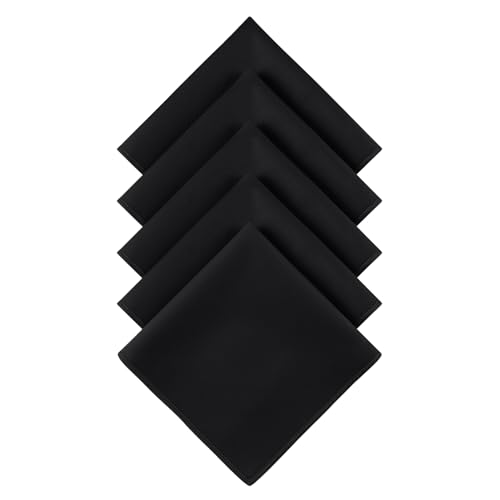 Sweat Absorbing Handkerchief for Men, Microfiber Quick-Dry Rags Towels for Gym Sport Workout, Sweat Towel for Hand - color: Black