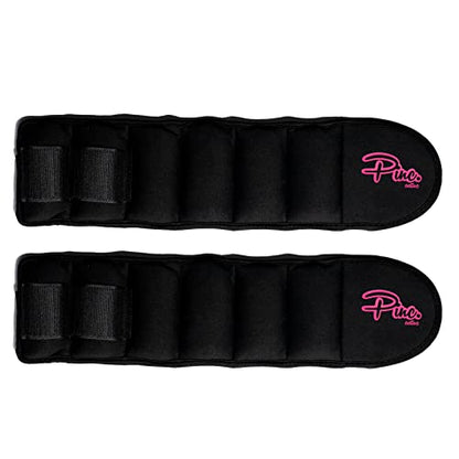 Ankle Weights Set - 0.5lb, 1lb, 2lbs, 3lbs, 4lbs, 5lbs, 8lbs and Adjustable Sets - for Women, Men and Kids - color: Black, style: 0.5lb each (1lb pair)