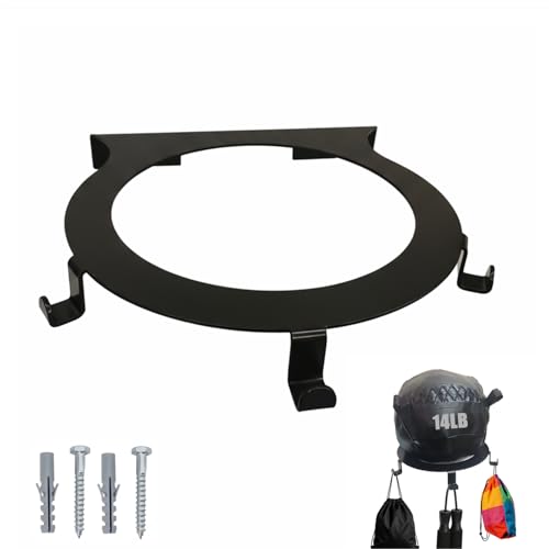 Medicine Ball Rack | Exercise Ball Holder Wall Mount | 90 Lbs Wall Mounted Storage for Gym Exercise Sports Balls, Wall Balls and Slam Balls | 9 Inch Inside Diameter