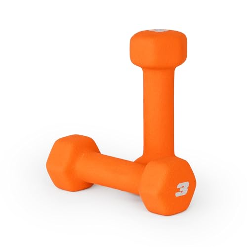 CAP Barbell Neoprene Dumbbell Weights Pairs & Sets | Color Series - style: 3 lb Pair