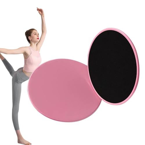 Exercise Core Sliders - ABS 17.5cm Diameter | Pilates Sliding Foot Balance Discs Fitness Gliding Discs | Core Training Yoga Squat Knee Workout Sliders For Home Gym Pilates Exercise Use