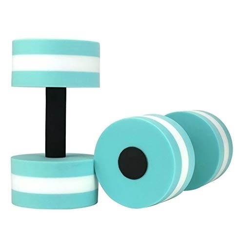 Set of 2 Water Dumbbells Aerobics Swimming Pool for Exercise, Sports Aquatic Exercise Set Foam Dumbbells Fitness Resistance Barbells Float Water Aerobics Equipment for Weight Loss