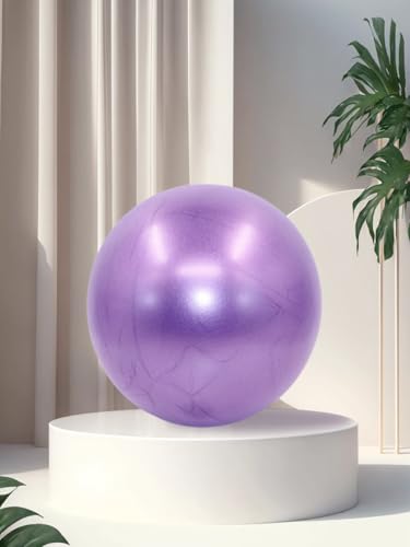 Pilates Ball, Non-Slip Yoga Fitness, Anti-Burst Small Exercise Ball - color: Dark purple