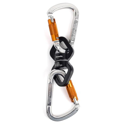 Aerial Silks Hardware Kit 30 KN Swing Swivel Aerial Yoga Hammock Rigging Aluminum Swivel Aerial Hoop Lyra Rotational Device Hanging Accessory