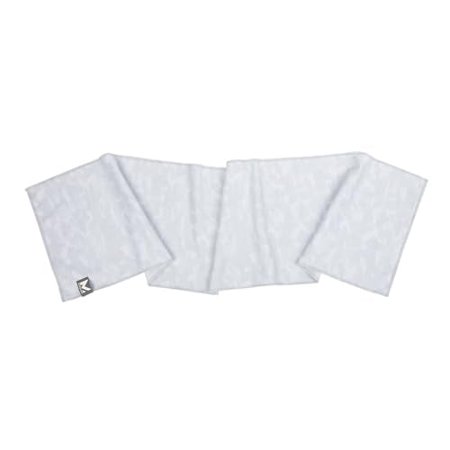 MISSION Max Plus Cooling Towel- Soft, Durable Microfiber - Cools Up to 3 Hours - UPF 50 Sun Protection - Machine Washable - color: White Camo