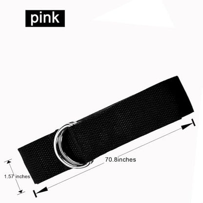 Yoga Strap for Stretching, Yoga Belt Strap for Stretching with Adjustable Buckle, 5.9 Ft for Yoga & Pilates & Gym Workouts, Stretch, Improve Flexibility & Maintain Balance