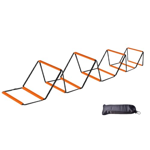 Portable Agility Ladder for Soccer and Fitness Training - size: 12 Grids