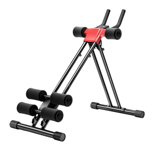 BENBOR Ab Workout Equipment, Adjustable Abdominal Roller Wheel Full Body Workout for Home Gym, Strength Training Exercise Equipment for Body Shaping Foldable Waist Trainer Suitable for Beginner