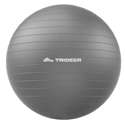 Trideer Exercise Ball, Stability Yoga Ball for Physical Therapy, Active Sitting, Pregnancy & Birth Labor Prep, Core Strength, Balance Training, Posture Improvement and Daily Stretching, 55/65/75cm