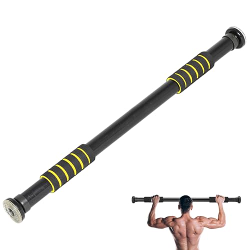 Pull Up Bar for Doorway, Adjustable Door Frame Pull Up Bar with 330 lbs Capacity, No Screw Chin Up Bar for Home Gym Strength Training, Fits 25"–39" Door Frames and Walls