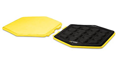 SKLZ Slidez Dual-Sided Exercise Glider Discs for Core Stability Exercises for Hands & Feet, Standard Use,Yellow - style: Standard