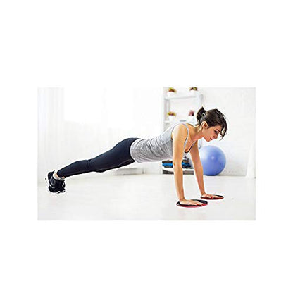 Exercise Core Sliders, 4 Pcs Dual Sided Gliding Discs Use on Carpet or Hardwood Floor, Fitness Slides for Gym, Home, Outdoor Training Abdominal Workout, Black