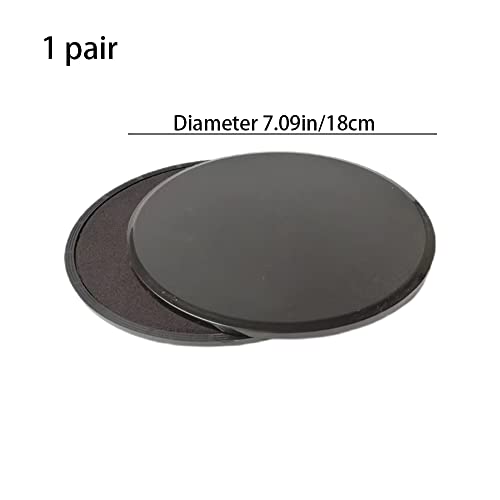 2 Pcs Core Workout Sliders Double Side Usage Strength Sliders Wear Resistant Exercise Gliding Discs for Home, Carpet Hardwood Floors Yoga, Pilates