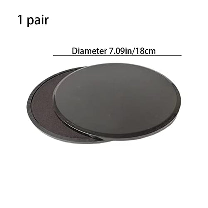 2 Pcs Core Workout Sliders Double Side Usage Strength Sliders Wear Resistant Exercise Gliding Discs for Home, Carpet Hardwood Floors Yoga, Pilates