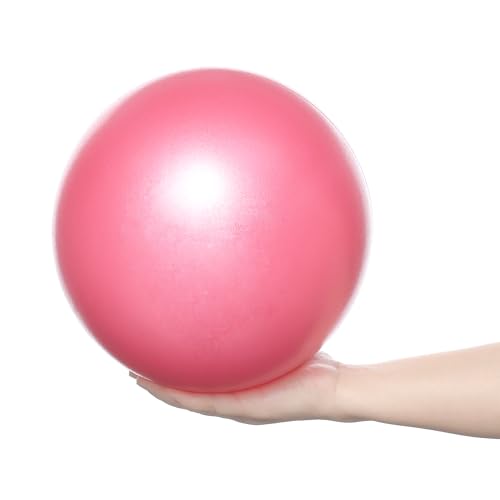 Pilates Ball 9 Inch - Mini Exercise Ball | Yoga, Barre, Core Training, Physical Therapy, Anti-Burst & Non-Slip