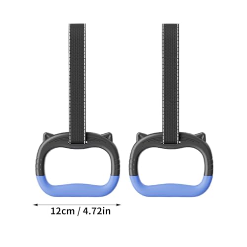 Gymnastic Rings for Kids - 440 lbs Adjustable Workout Equipment - Workout Rings - for Kids Obstacle Course Playground Backyard Home Indoor Outdoor Calisthenics Training Exercise