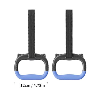 Gymnastics Rings for Kids - 440 lbs Adjustable Pull-Up Bar Attachments,Rings for Pull up Bar - for Kids Obstacle Course Playground Backyard Home Indoor Outdoor Calisthenics Training Exercise