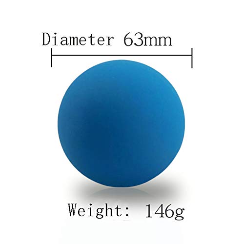 Premium Lacrosse Trigger Point Massage Balls for Myofascial Release, Plantar Fasciitis Foot Roller Therapy, Muscle Knots, Yoga Therapy, Exercise & Recovery (Strawberry) - color: Strawberry