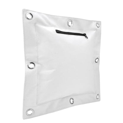 Wing Chun Kung Fu Wall Bag, Wall Mounted Canvas Punch Empty Sand Bag with Zipper for Boxing Muay Thai Training Equipment